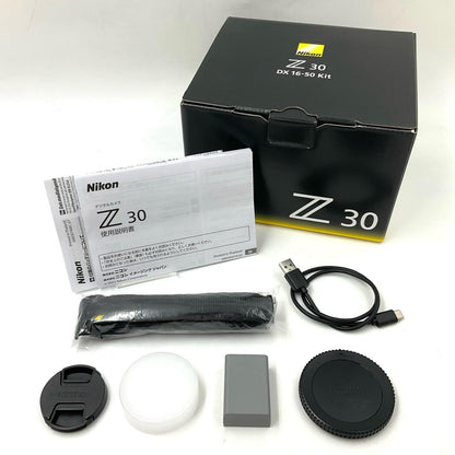 【全額返金保証】【最速発送】Nikon デジタル一眼 Z 30 16-50 VR レンズキット ブラック 美品 動作確認済