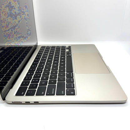 【全額返金保証】【最速発送】Apple MacBook Air 13.6インチ 2022 Apple M2 16GB 256GB スターライト 88% 美品 動作確認済