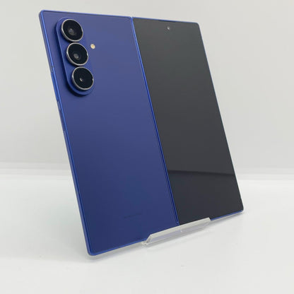 【全額返金保証】【最速発送】SAMSUNG Galaxy Z Fold7 256GB Blue Shadow au SIMフリー SCG34 白ロム 動作確認済