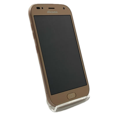 【全額返金保証】【最速発送】富士通 らくらくスマートフォン me 32GB ゴールド docomo F-01L 白ロム 美品 動作確認済