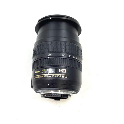 【全額返金保証】【最速発送】Nikon AF-S DX Zoom-Nikkor 18-70mm f/3.5-4.5G IF-ED 美品 動作確認済