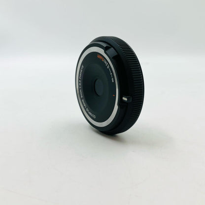 【全額返金保証】【最速発送】OLYMPUS フィッシュアイボディーキャップレンズ BCL-0980 [ブラック] 美品 動作確認済
