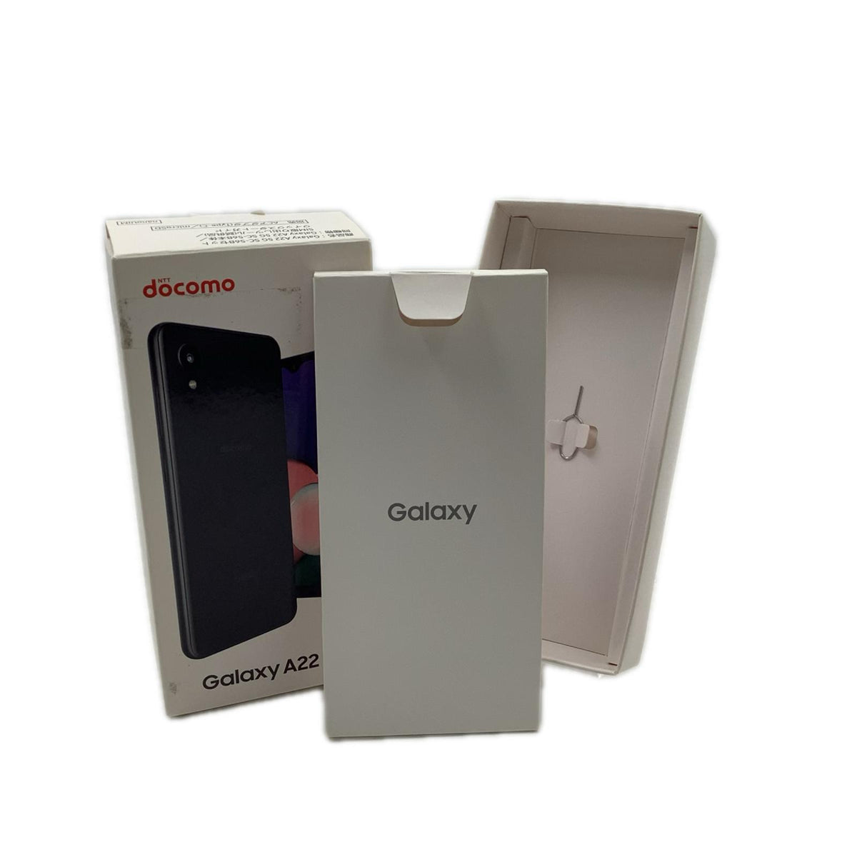 【最速発送】SAMSUNG Galaxy A22 5G 64GB ブラック docomo SC-56B 白ロム【難有】