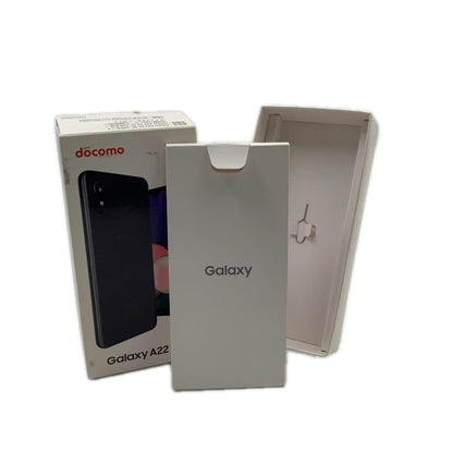 【最速発送】SAMSUNG Galaxy A22 5G 64GB ブラック docomo SC-56B 白ロム【難有】