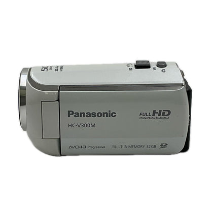 【全額返金保証】【最速発送】Panasonic HC-V300M-W [パールホワイト] 美品 動作確認済