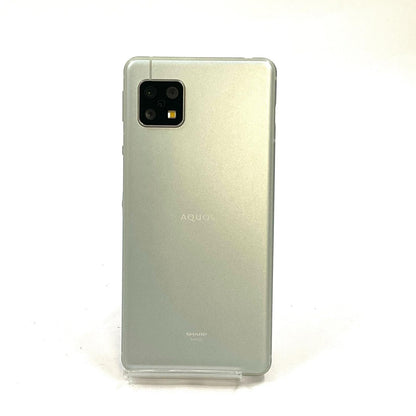 【全額返金保証】【最速発送】SHARP AQUOS sense5G 64GB オリーブシルバー au SHG03 白ロム 美品 動作確認済