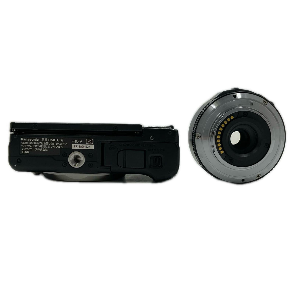 【全額返金保証】【最速発送】Panasonic デジタル一眼 LUMIX DMC-GF6 レンズキット（DMC-GF6X） ブラック 動作確認済