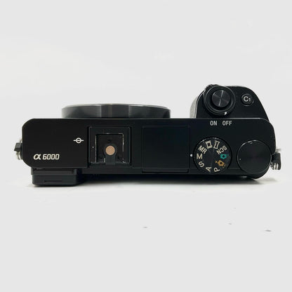 【全額返金保証】【最速発送】Sony デジタル一眼 α6000 ILCE-6000 ボディ ブラック 美品 動作確認済