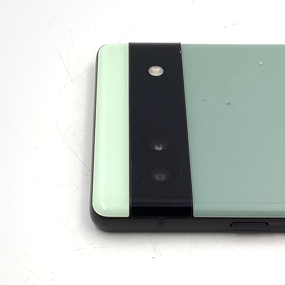 【最速発送】 Google Pixel 6a 128GB グリーン au SIMフリー 白ロム【難有】