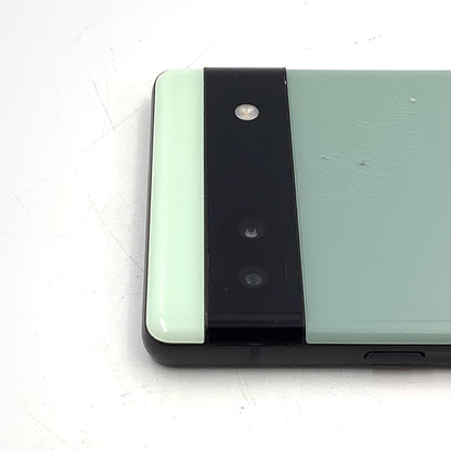 【最速発送】 Google Pixel 6a 128GB グリーン au SIMフリー 白ロム【難有】