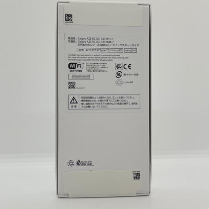 【全額返金保証】【最速発送】SAMSUNG Galaxy A25 5G 64GB Light Blue SC-53F 新品未開封 即納OK