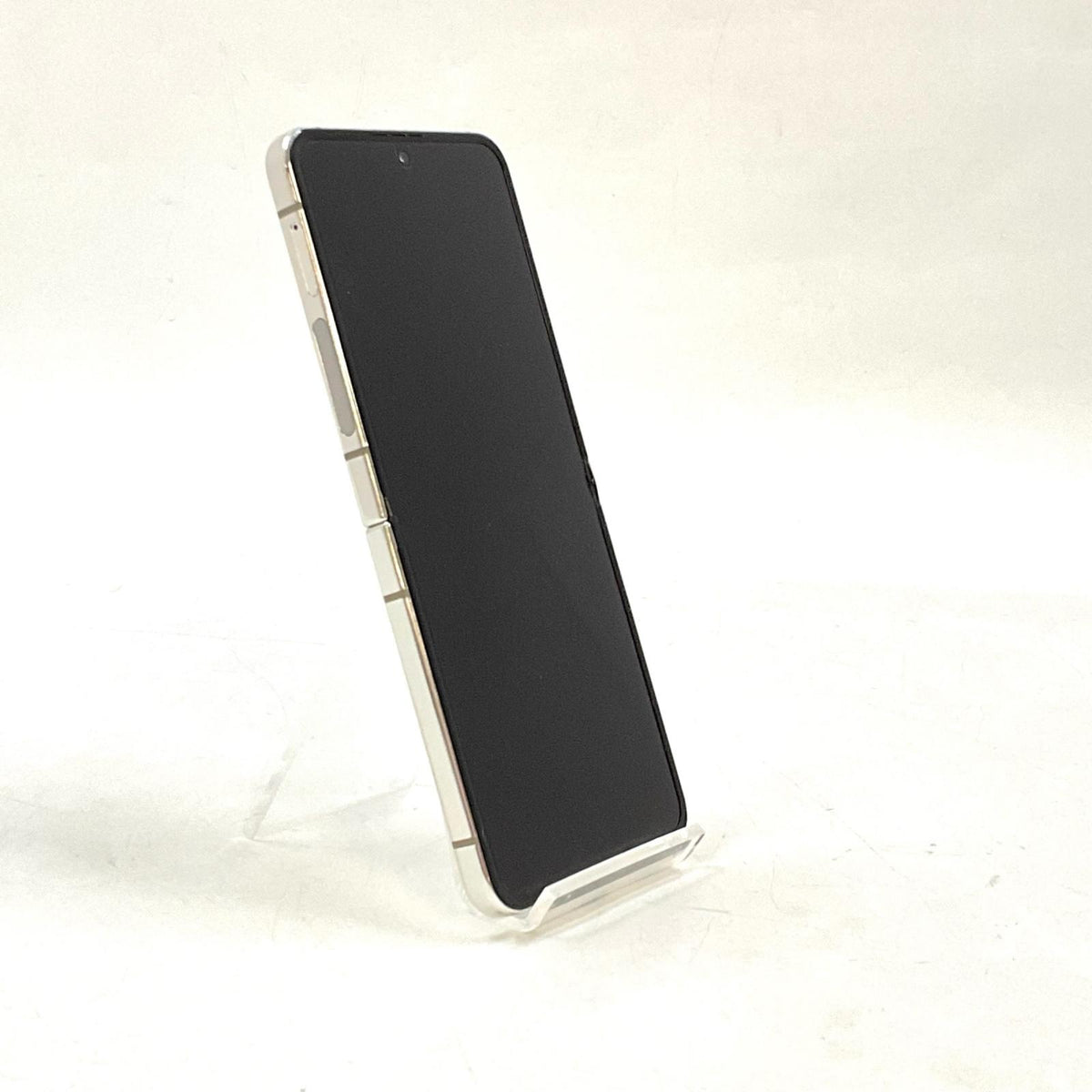 【全額返金保証】【最速発送】SAMSUNG Galaxy Z Flip 5 256GB Cream au SCG23 白ロム 動作確認済