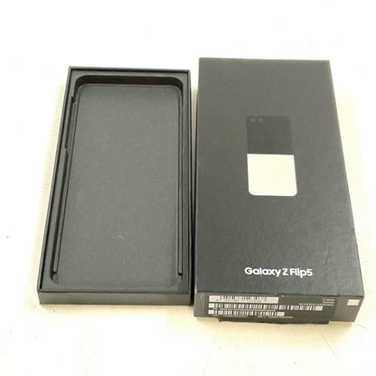 【全額返金保証】【最速発送】SAMSUNG Galaxy Z Flip 5 256GB Cream au SCG23 白ロム 動作確認済