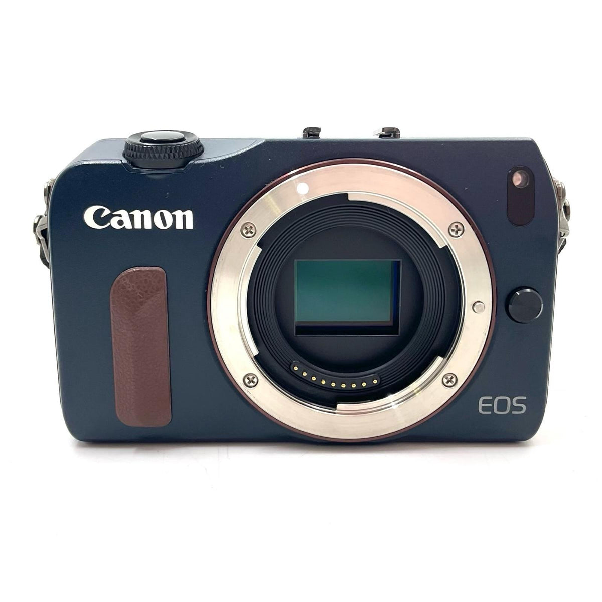 【全額返金保証】【最速発送】Canon デジタル一眼 EOS M EF-M18-55 IS STM レンズキット ベイブルー 動作確認済