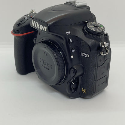 【全額返金保証】【最速発送】Nikon デジタル一眼 D750 ボディ ブラック 美品 動作確認済