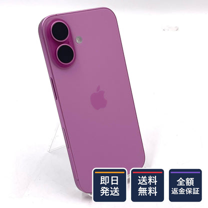 【全額返金保証】【最速発送】Apple iPhone iPhone 16 256GB ピンク Softbank 白ロム 動作確認済 93%