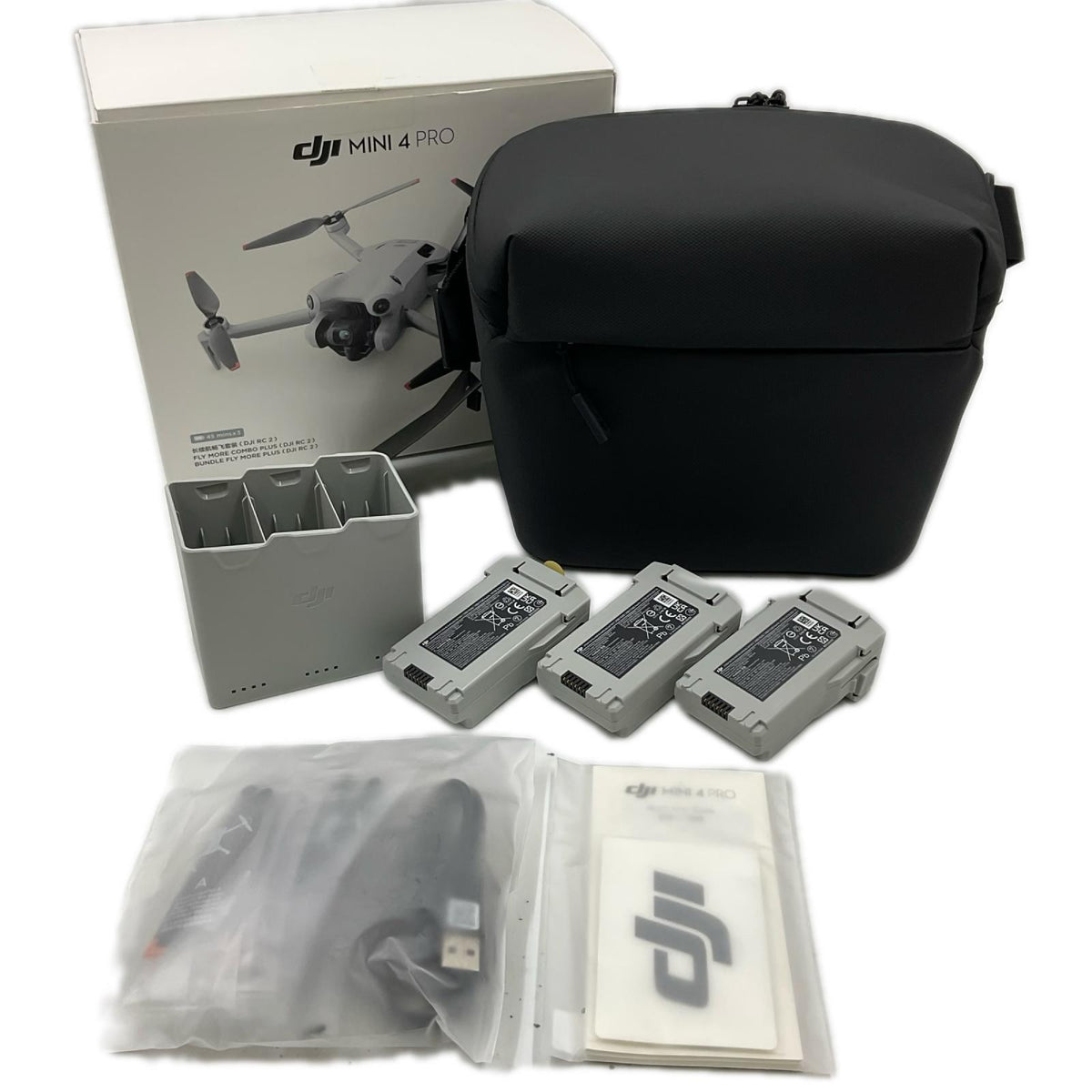 【全額返金保証】【最速発送】DJI DJI Mini 4 Pro Fly Moreコンボ Plus (DJI RC 2付属) 超美品 動作確認済