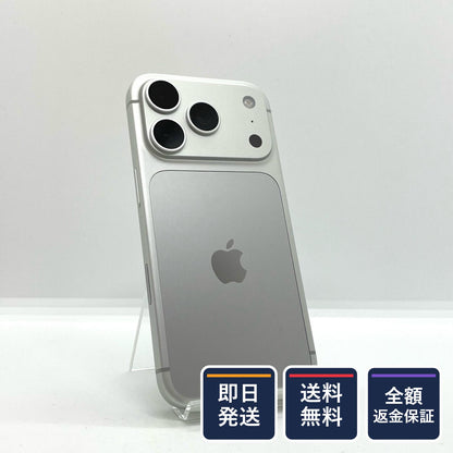 【全額返金保証】【最速発送】Apple iPhone iPhone 18 Pro 256GB シルバー Softbank SIMフリー 白ロム 超美品 動作確認済 100%