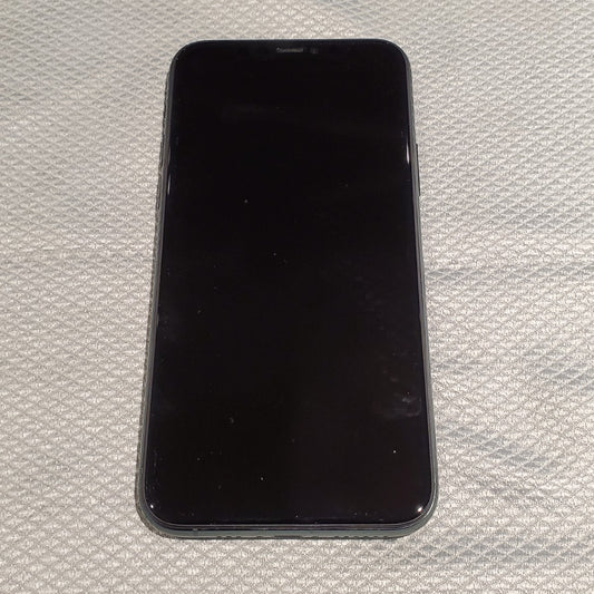【全額返金保証】【最速発送】Apple iPhone iPhone 11 Pro 64GB ミッドナイトグリーン au 白ロム 動作確認済 79%